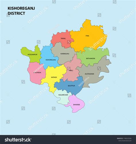 Map Of Bangladesh Kishoreganj