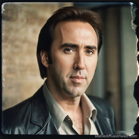 Nicolas Cage Young Photo | Stable Diffusion en línea