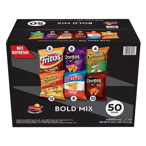 Frito Lay Bold Mix Variety Pack Chips 50 Count Nepal | Ubuy