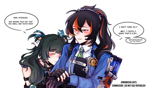 zhu yuan and qingyi (zenless zone zero) drawn by momochii_art | Danbooru