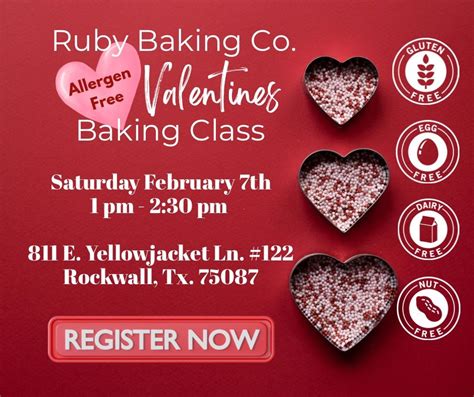 Gluten Free, Allergen Friendly Kids Valentines Baking Class, 811 E ...
