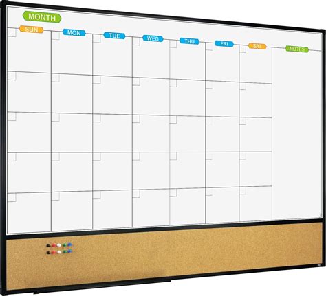 Bulletin Board And Whiteboard Calendar at Bridget Powers blog