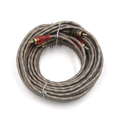Generic 4.5-5m 2 RCA Male to Male Car Stereo Audio System Extension ...