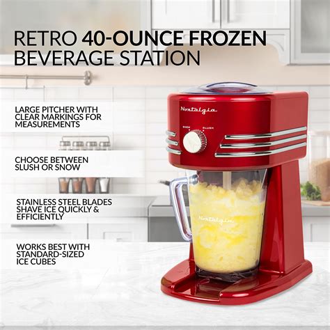 Buy Nostalgia Retro Classic 40-Ounce Beverage Station Perfect Frozen ...