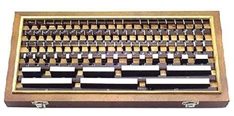 YUZUKI Slip Gauge Set – 83 Pieces (Grade II) with Individual ...