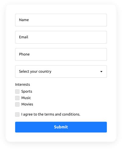Image result for Basic Form Templete