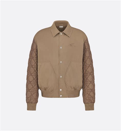 Cazadora Christian Dior Couture Lily of the Valley Sarga de algodón marrón | DIOR