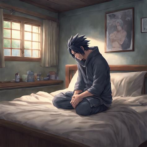Sasuke keeps waking up to vomiting | Fanart