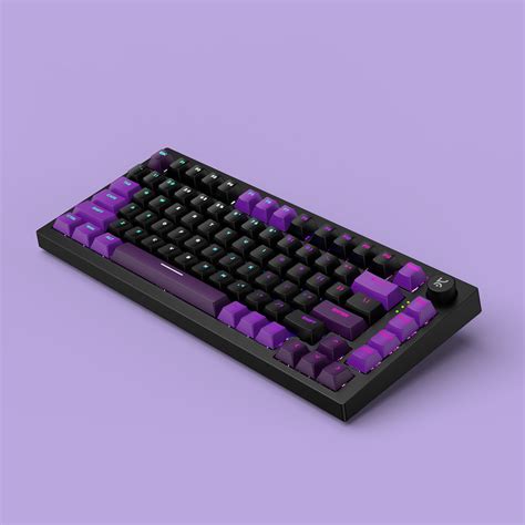 Swarm Black Purple Wireless Gaming Keyboard – Kreo