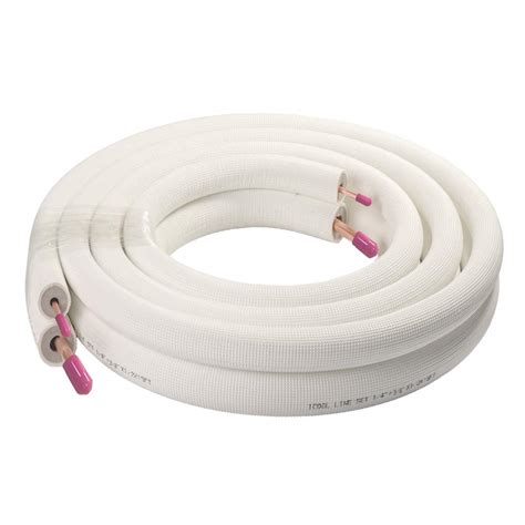 Wostore 15 Ft. Copper Pipes 1/4" & 3/8" with Nuts for Mini Split Air ...