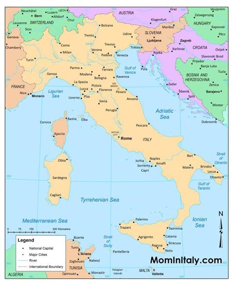 Printable Map Italy 的图像结果