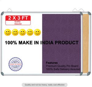 Naygt 2*3 ft Purple Magnetic Board /Pin Board/Bulletin Board/Soft Board ...