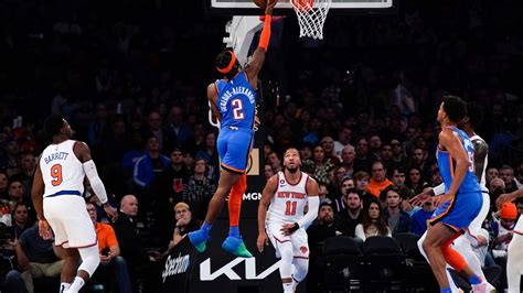 OKC Thunder has record-setting win against New York Knicks