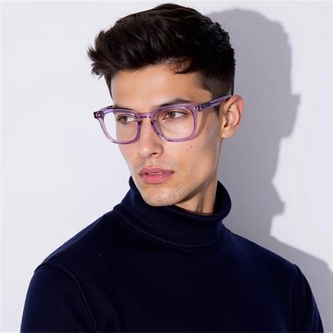 Buy Lavender-Ace Full Rim Square Lenskart Hustlr ACE LH E16985-W -C8 ...