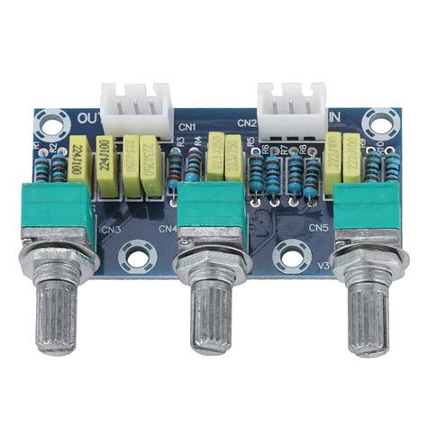 Topiky Digital Power Amplifier 3 Channel Subwoofer Audio Pre Amplifier ...