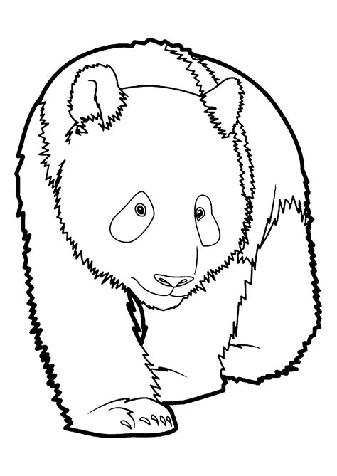 Free panda coloring page to download - Panda Coloring Pages