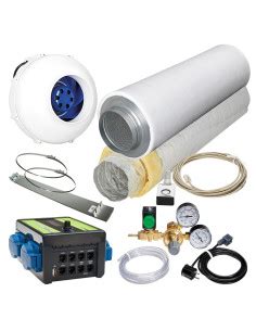 Abluft-Sets mit CO2 für Top-Erträge