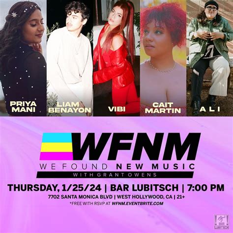 Vibi, Liam Benayon, Priya Mani, A L I, Cait Martin, Bar Lubitsch, West ...