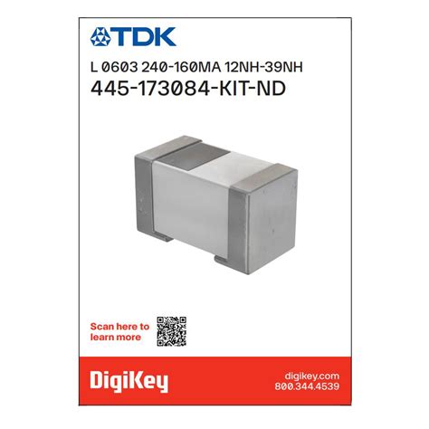 Engineering Sample Kits - TDK | DigiKey