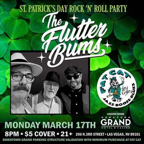 St. Patricks Day Rock N Roll Party with The Flutter Bums Live Show at ...