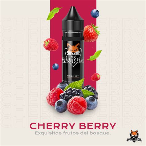 Liquido vaporfox Cherry Berry – Garage Del Vapor
