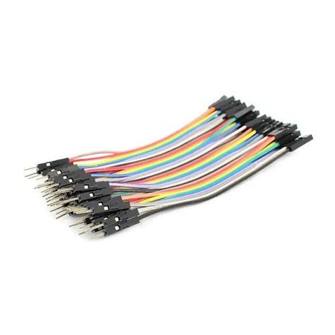 Male To Female Jumper Wires 10 Pcs 20cm | RDR Store