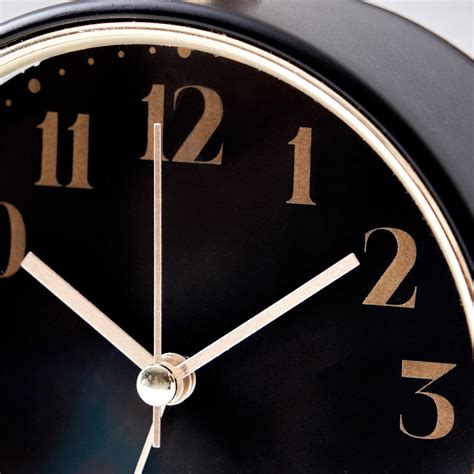 Buy Casablanca Quete Metal Modern Table Clock - 11cm from Home Centre ...