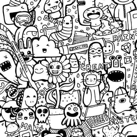 Doodle Coloring Pages
