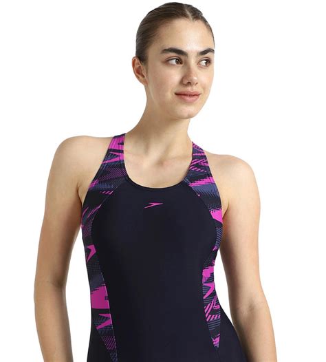 Buy Speedo Women's Endurance10 Hyperboom Printed Splice Racerback ...