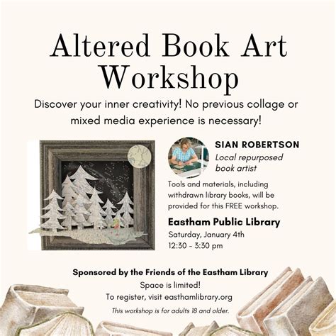 Altered Book Art Workshop, 190 Samoset Road, Eastham, MA, United States ...