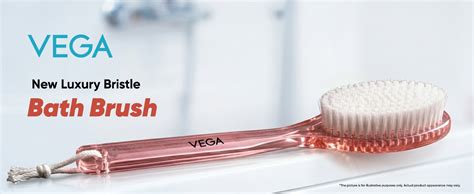 Buy Vega New Luxury Bristle Bath Brush – Exfoliate & Glow