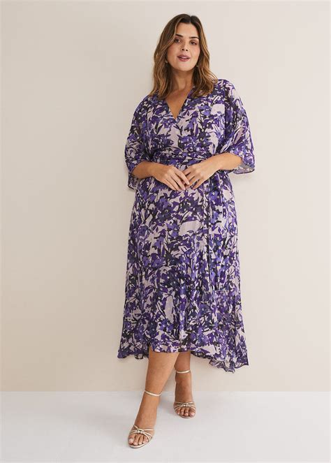 Juliette Floral Fil Coupe Wrap Dress
