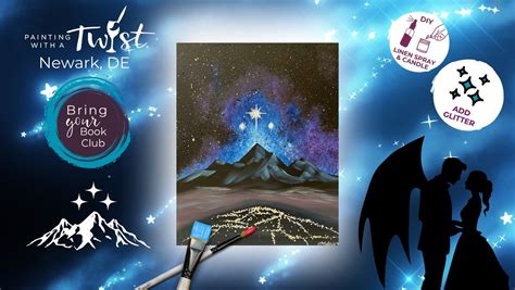 Paint & Sip - Book Club: City of Starlight #ACOTAR, Painting with a ...