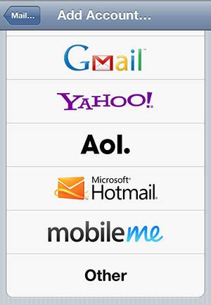 iPhone Email Setup 的图像结果