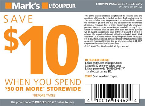 Coupon | Mark's