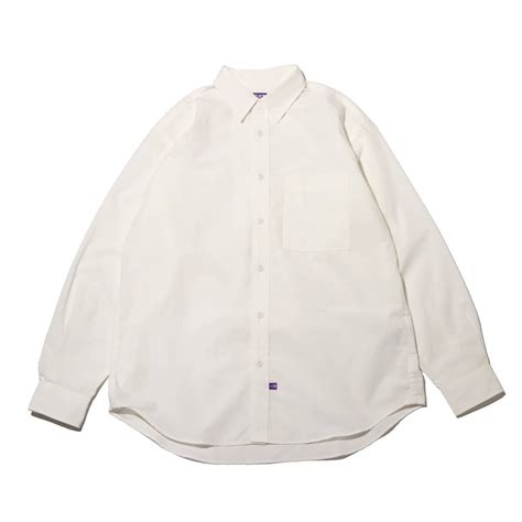 THE NORTH FACE PURPLE LABEL Regular Collar Field Shirt Off White 24SS-I ...