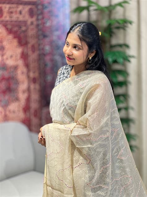 Lurex Weaved Chanderi Saree | BLD1742 – Aham Designer Boutique
