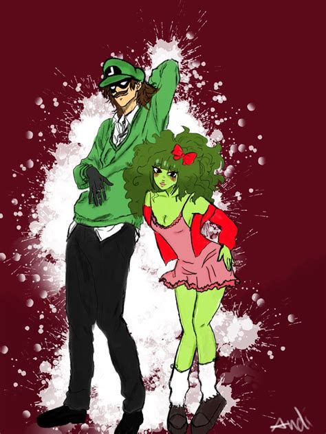 A fanart of Luigi (Mr. L) and Mimi from Super Paper Mario- I DO NOT ...