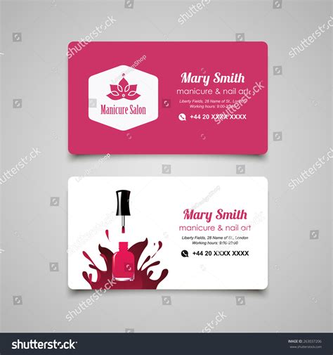 Nail Salon Business Cards 的图像结果