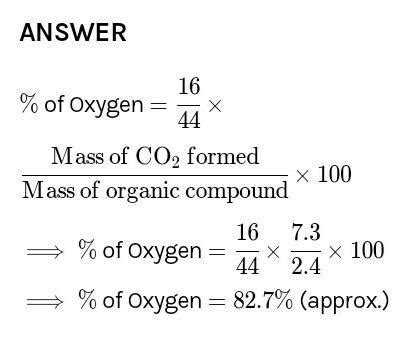 calculate mass of co2 formed on combustion of 2.4 gm of carbon - Brainly.in