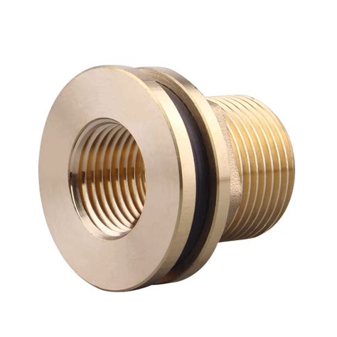Brass Bulkhead Fitting 1 2 Npt Female X 3 4 | Desertcart INDIA