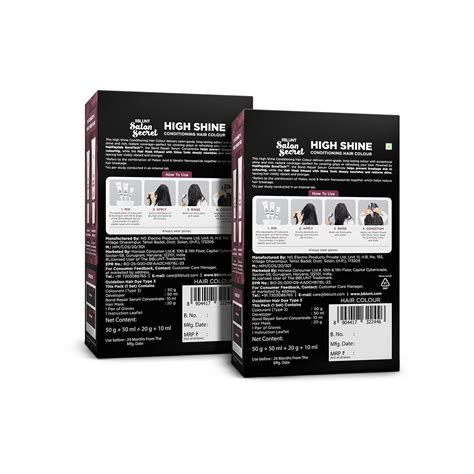 High Shine Conditioning Hair Colour - Wine Deep Burgundy (Shade 4.20 ...