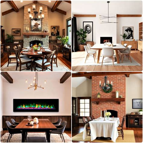 25 Dining Rooms With Fireplaces for Every Design Style