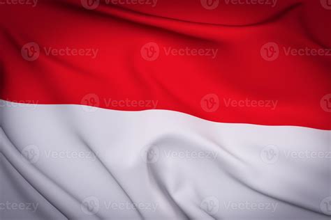 Admiring the Beauty of a Beautiful Red and White Flag, where Bold ...