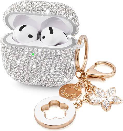 Amazon.com: VISOOM Cute Jewelry Case for Airpods 4 Cases 2024 Cover ...