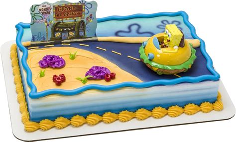 DecoPac DecoSet® SpongeBob Square Pants Krabby Patty Cake India | Ubuy