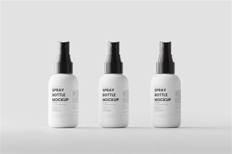 10 Mockups of Small Spray Bottles in Distinct Views Free Download ...