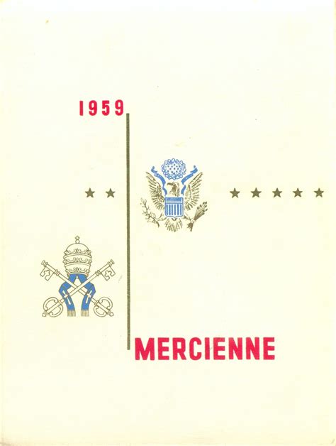 1959 yearbook from Mt. Mercy Academy from Buffalo, New York for sale