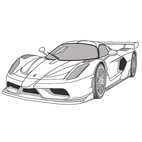 Ferrari Enzo Coloring Pages