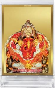 DIVINITI Shree Siddhivinayak Idol Photo Frame for Car Dashboard, Table ...